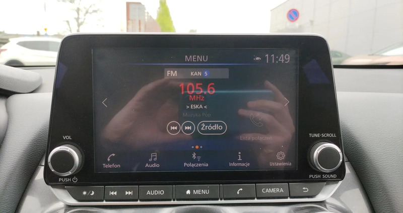Nissan Juke cena 77900 przebieg: 39007, rok produkcji 2020 z Białobrzegi małe 326